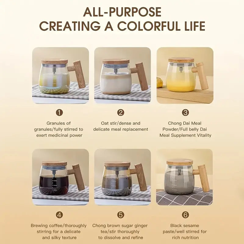 ClearBlend - Instant Self Stirring Mug (Now with 2-in-1 Peeler FREE)