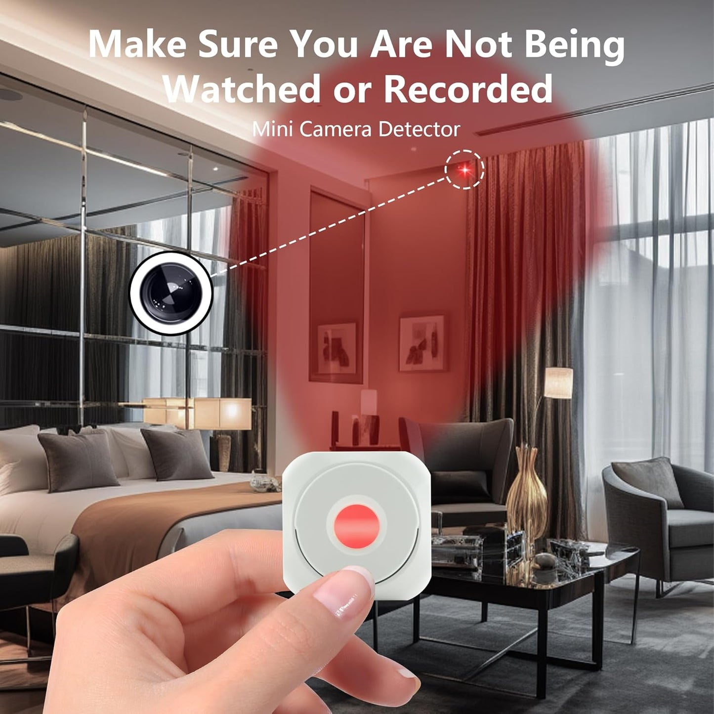 Hidden Camera Finder With Keychain
