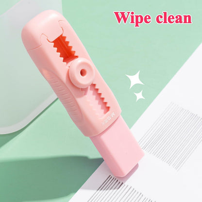 Silde Retractable Eraser (Pack Of 4)