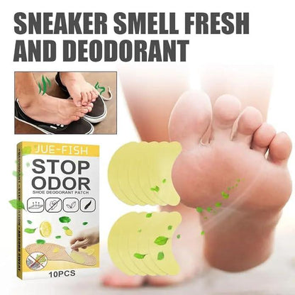 Ultra-Fresh Shoe Deodorant Stickers (10 Pcs)