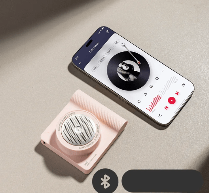 Camera Type Mini Bluetooth Speaker