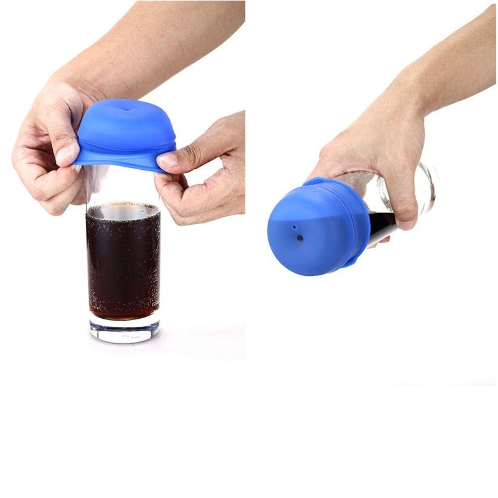 Silicon Lid With Straw - Set of 4