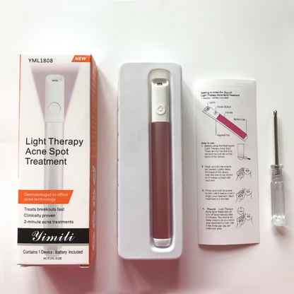 Red And Blue Light Therapy Acne Removal Laser Pen