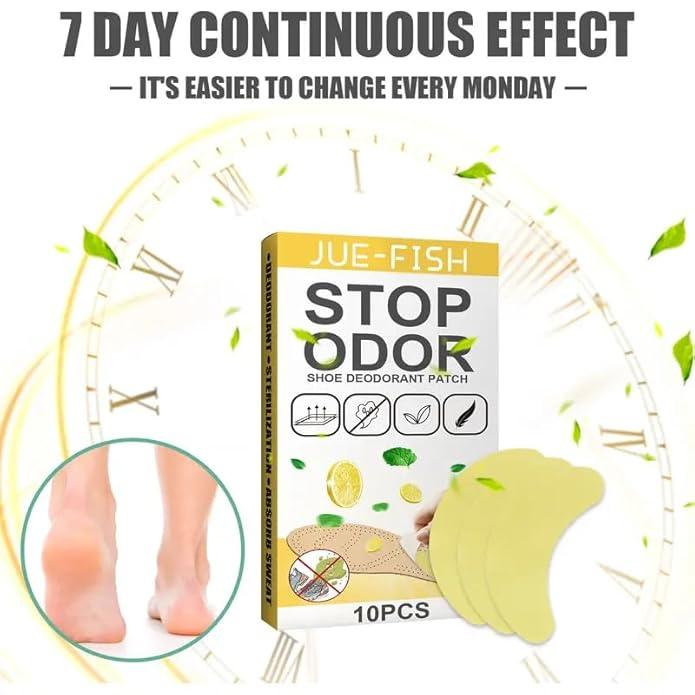 Ultra-Fresh Shoe Deodorant Stickers (10 Pcs)