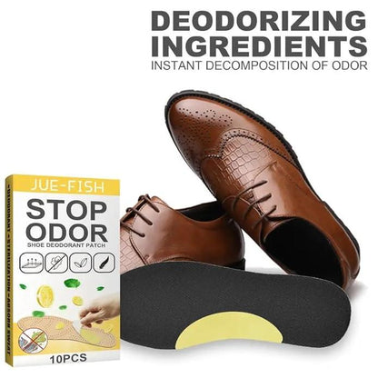 Ultra-Fresh Shoe Deodorant Stickers (10 Pcs)