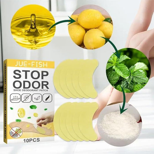Ultra-Fresh Shoe Deodorant Stickers (10 Pcs)