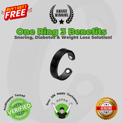 The Ultimate Acupressure Ring – Snoring, Diabetes & Weight Loss Solution! (Buy 1 Get 1 Free🔥)