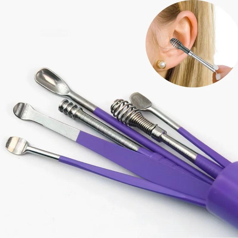 New All-in-One Ear Wax Removal Kit (6 Pcs)