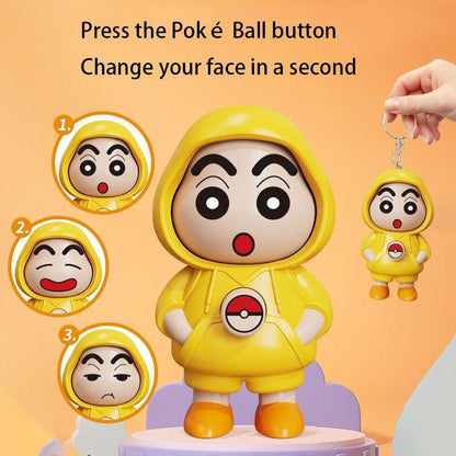 Shinchan Rotating Keychain