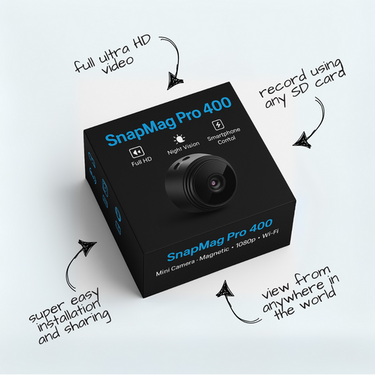 SnapMag Pro 400 - Stick It. Snap It. See It. Anywhere - With FREE Surprise Gift Inside