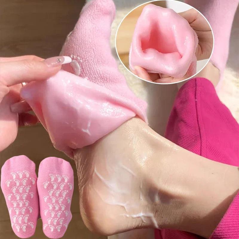 Foot Spa Pedicure Silicone Socks (1 Pair)