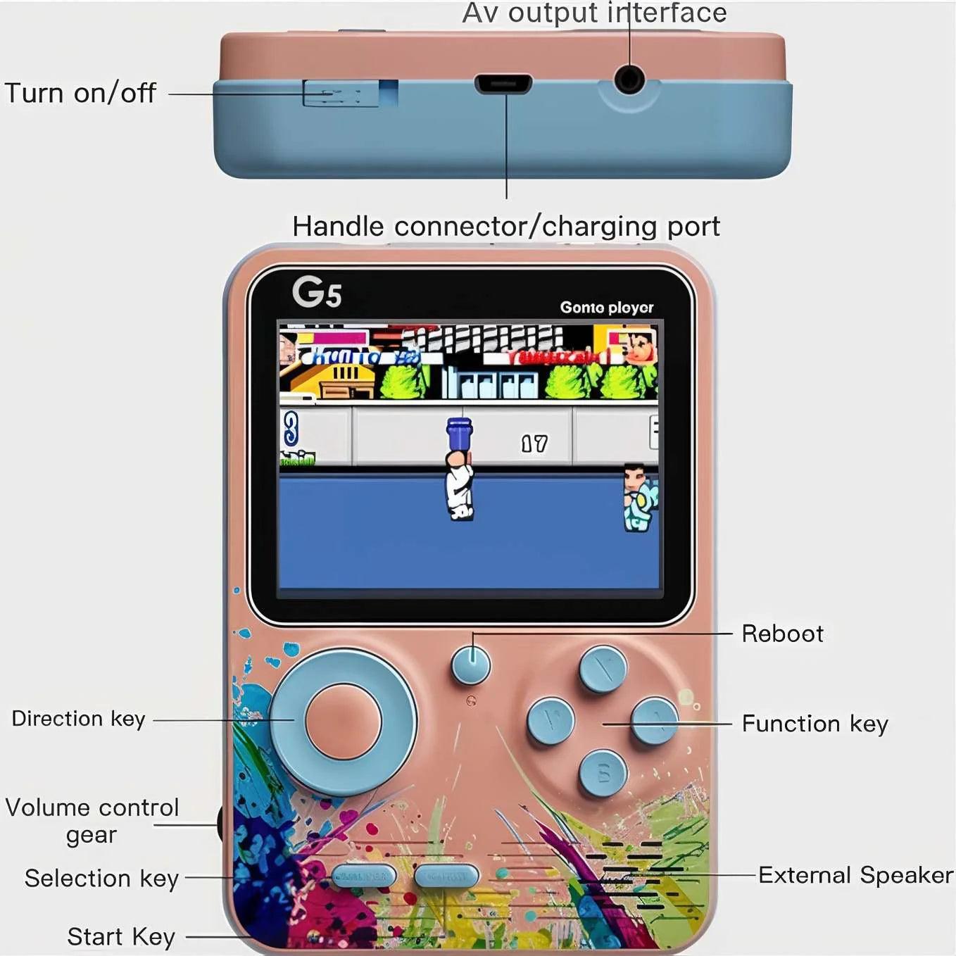 Retro GameBox 500 Games in 1