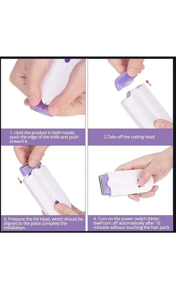 🌟 Instant, Painless Hair Removal – Anytime, Anywhere! 💖