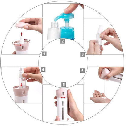 New 4-in-1 Leakproof Bottle – The Ultimate Space-Saving Dispenser! (Buy 1, Get 1 FREE)