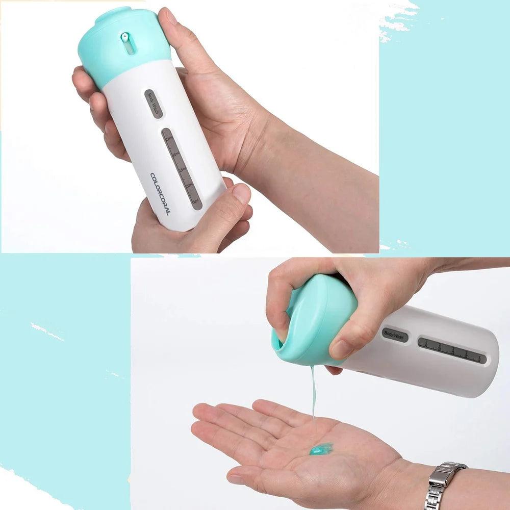 New 4-in-1 Leakproof Bottle – The Ultimate Space-Saving Dispenser! (Buy 1, Get 1 FREE)